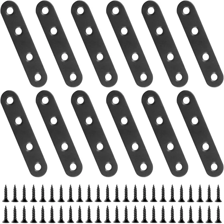 Nierdzewny prosty płaski metalowy wspornik